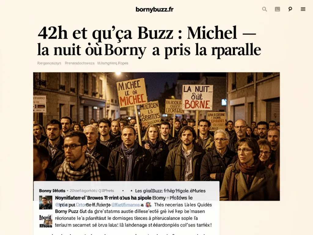 42h et qu'ça Buzz : Michel — la nuit où Borny a pris la parole