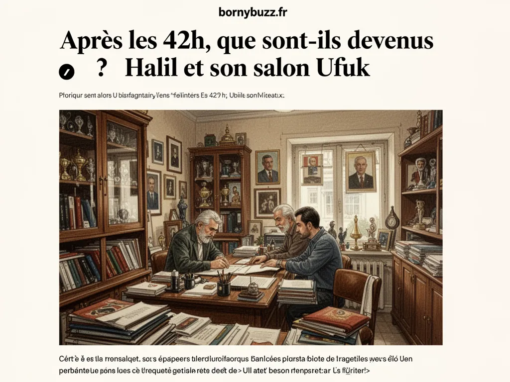 Après les 42h, que sont-ils devenus ? Halil et son salon Ufuk