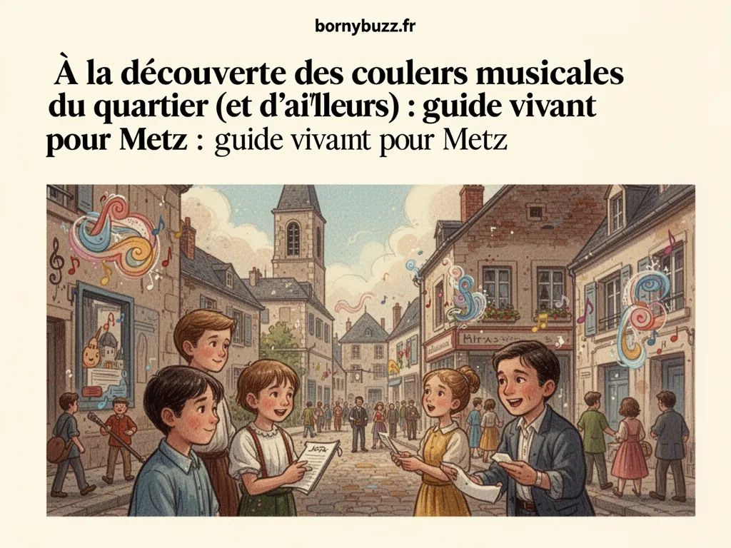 À la découverte des couleurs musicales du quartier (et d'ailleurs) : guide vivant pour Metz