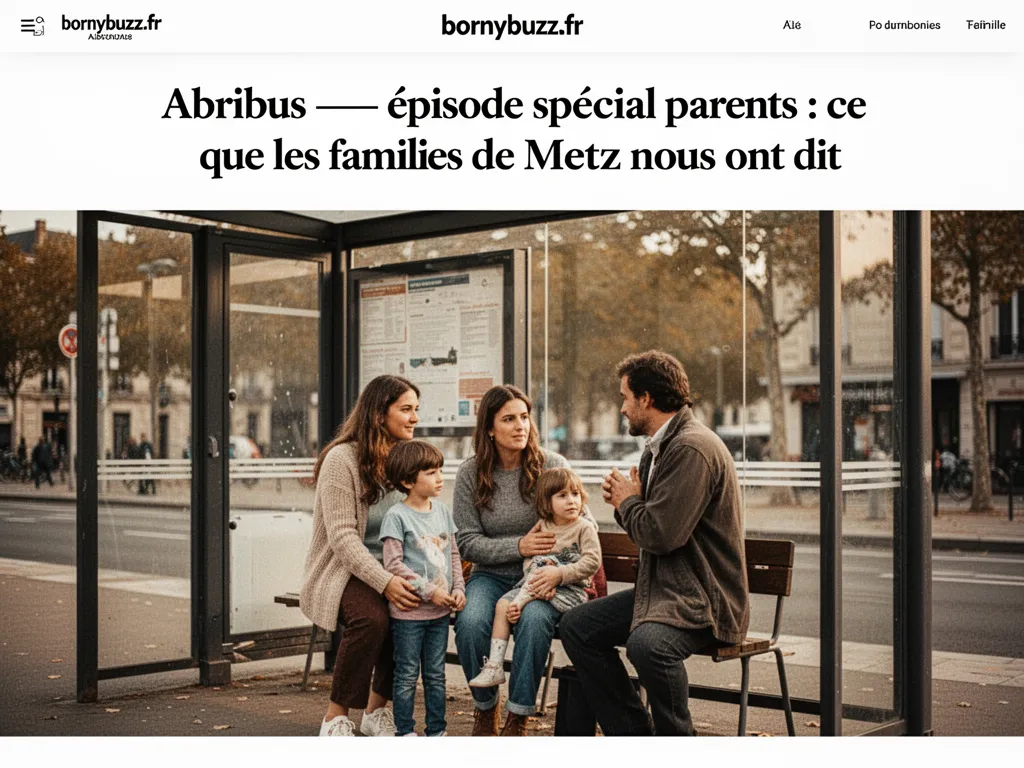 Abribus : épisode spécial parents : ce que les familles de Metz nous ont dit