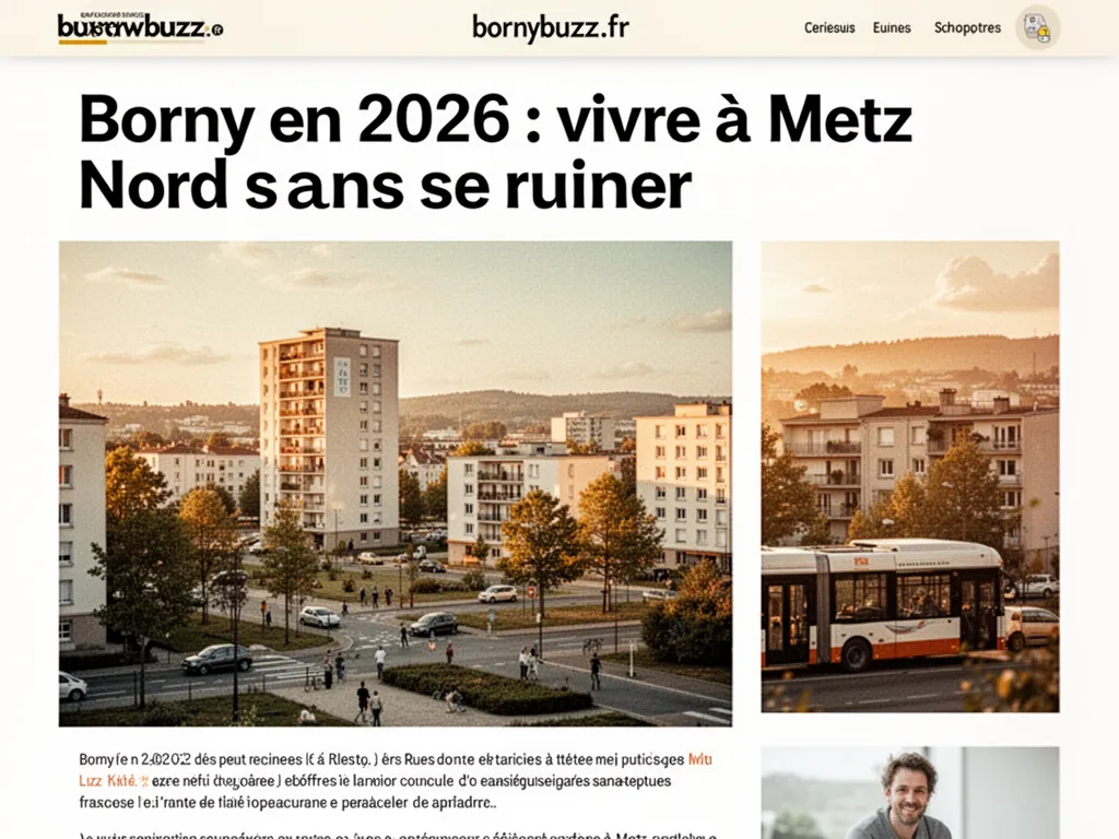 Borny en 2026 : vivre à Metz Nord sans se ruiner