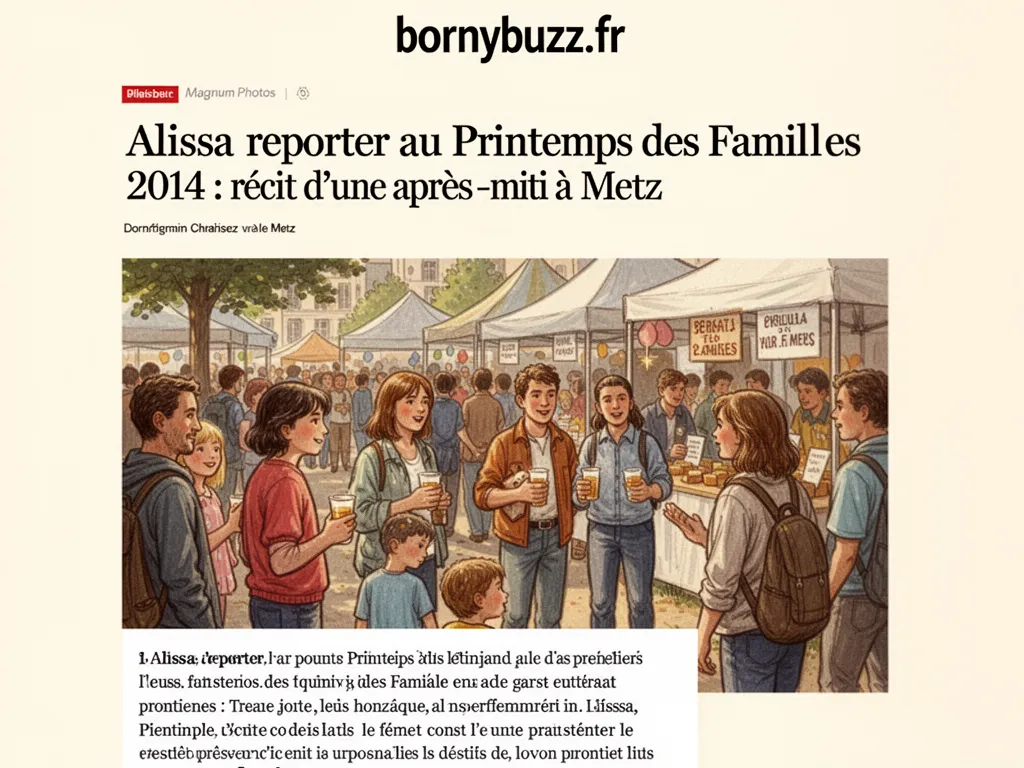 Alissa reporter au Printemps des Familles 2014 : récit d’une après‑midi à Metz