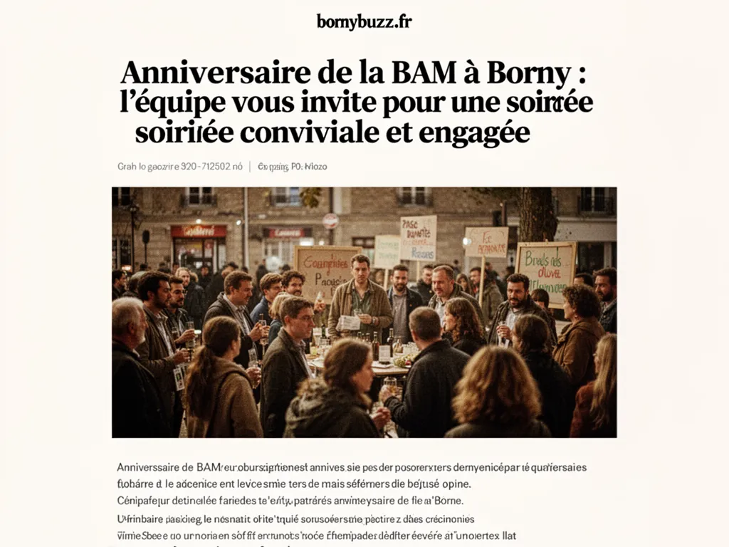 Anniversaire de la BAM à Borny : l'équipe vous invite pour une soirée conviviale et engagée
