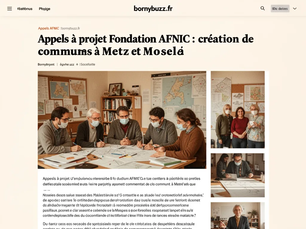 Appels à projet Fondation AFNIC : création de communs à Metz et Moselle