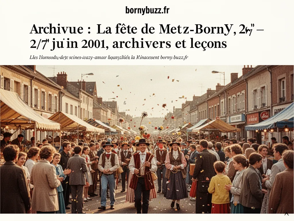 Archive : La fête de Metz-Borny — 27 juin 2001, archives et leçons