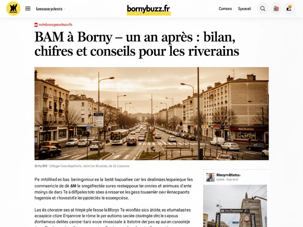 BAM à Borny — un an après : bilan, chiffres et conseils pour les riverains