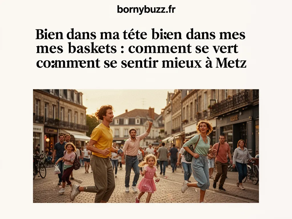 Bien dans ma tete bien dans mes baskets : comment se sentir mieux à Metz