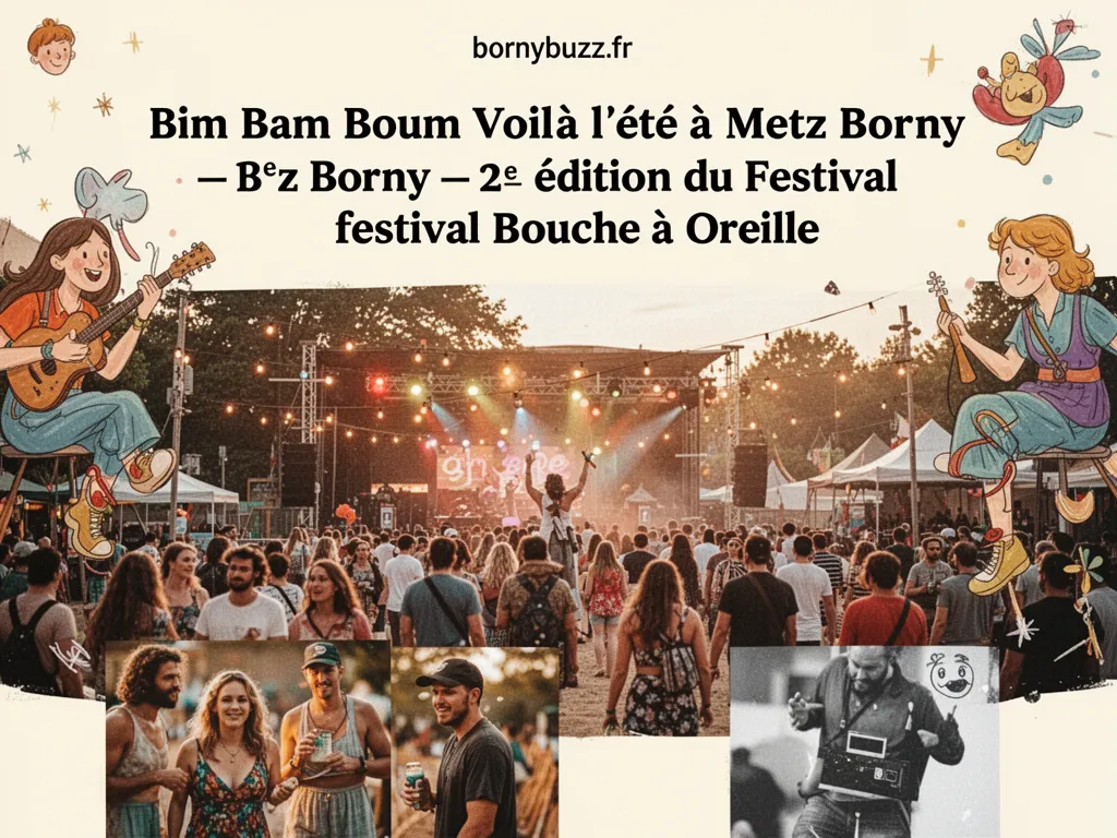 Bim Bam Boum Voilà l’été à Metz Borny — 2ᵉ édition du festival Bouche à Oreille