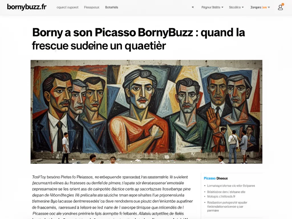 Borny a son PicassoBornyBuzz : quand la fresque rassemble un quartier