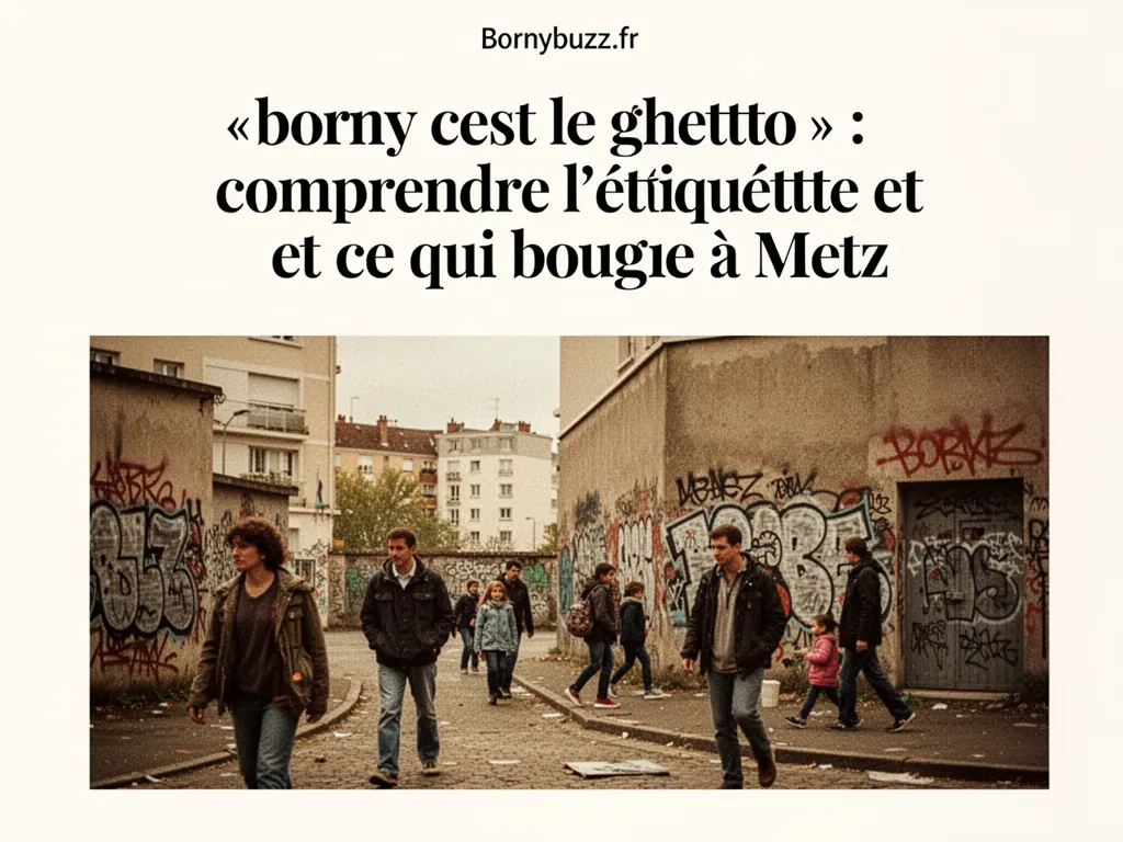 « borny cest le ghetto » : comprendre l'étiquette et ce qui bouge à Metz