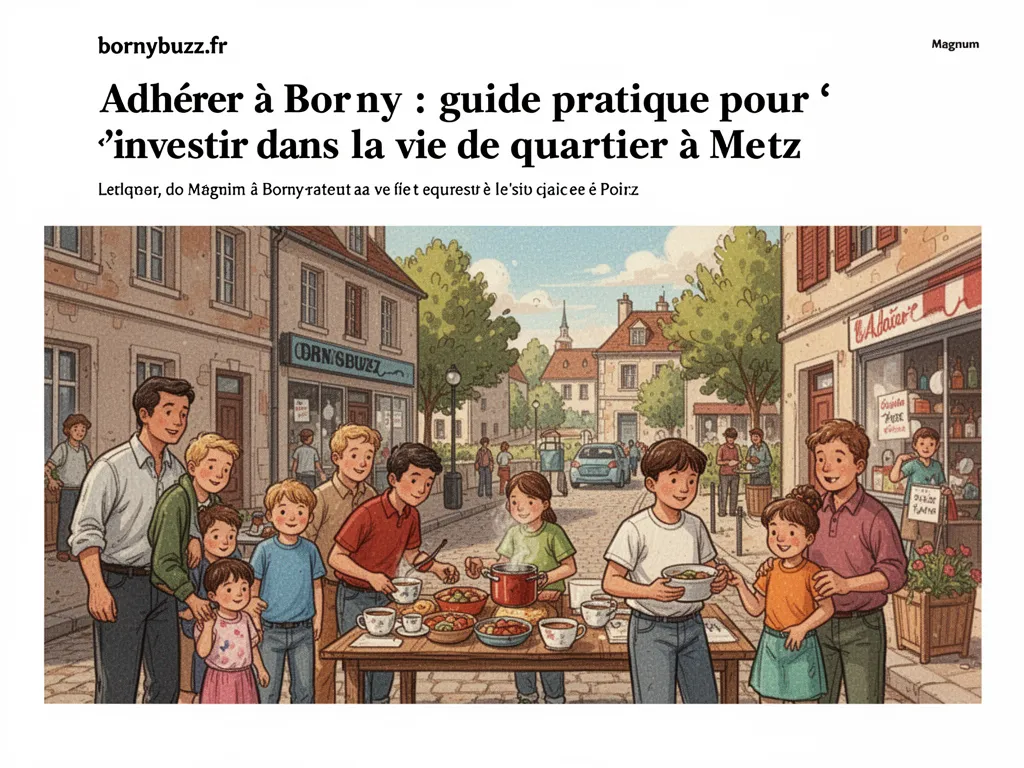 Adhérer à Borny : guide pratique pour s'investir dans la vie de quartier à Metz
