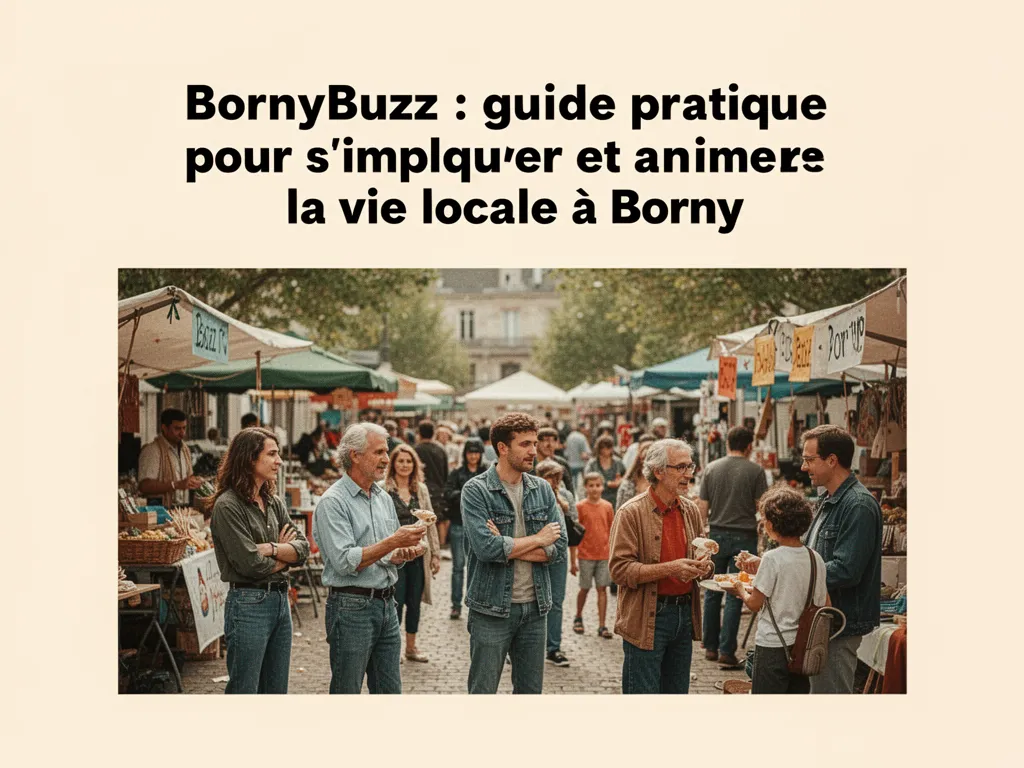 BornyBuzz : guide pratique pour s’impliquer et animer la vie locale à Borny