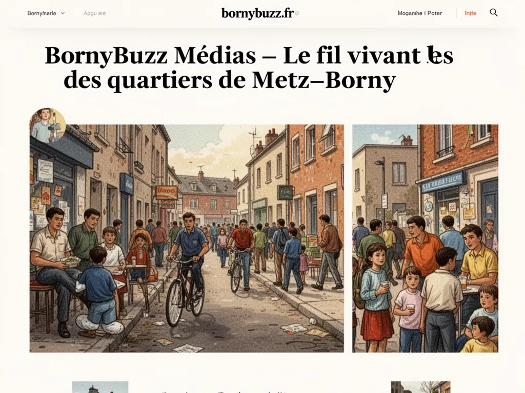 BornyBuzz Médias — Le fil vivant des quartiers de Metz‑Borny