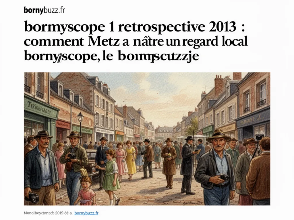bornyscope 1 retrospective 2013 : comment Metz a vu naître un regard local