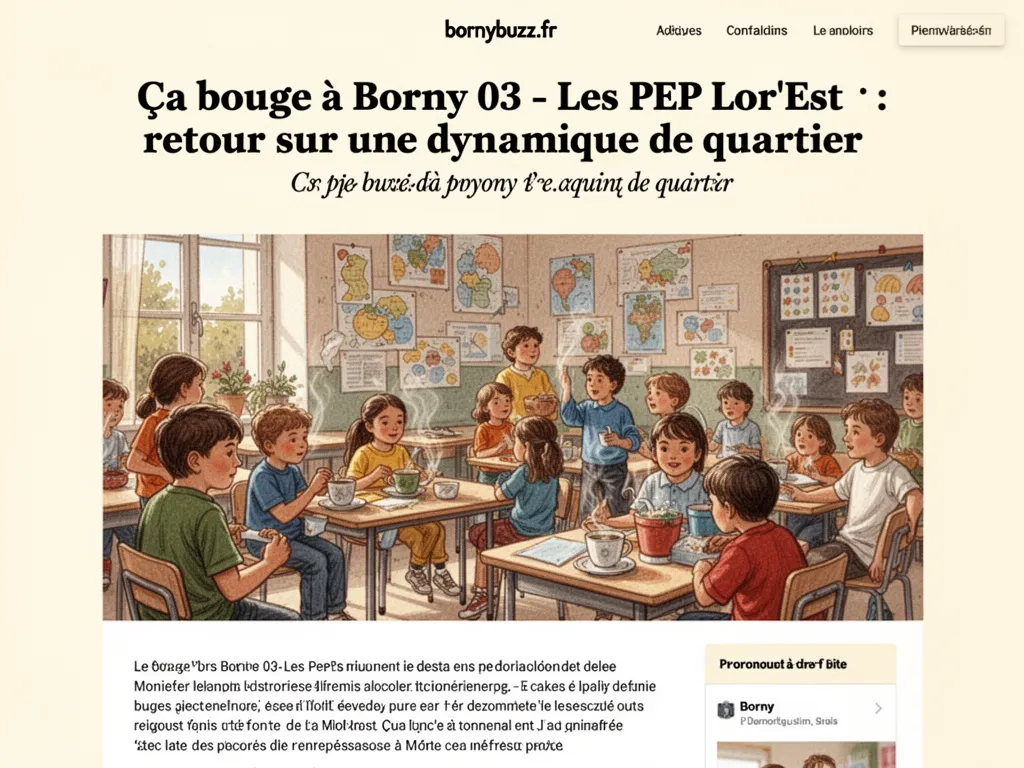 Ça bouge à Borny 03 - Les PEP Lor'Est : retour sur une dynamique de quartier