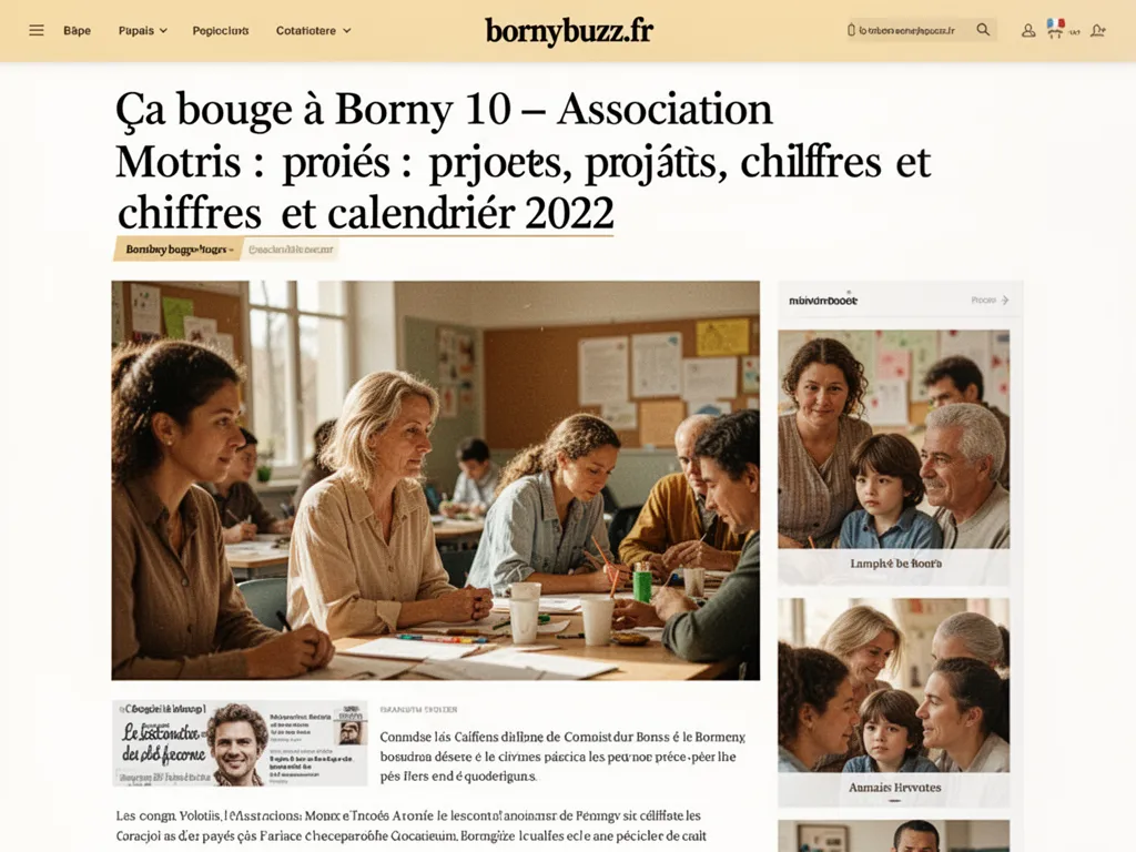 Ça bouge à Borny 10 - Association Motris : projets, chiffres et calendrier 2022