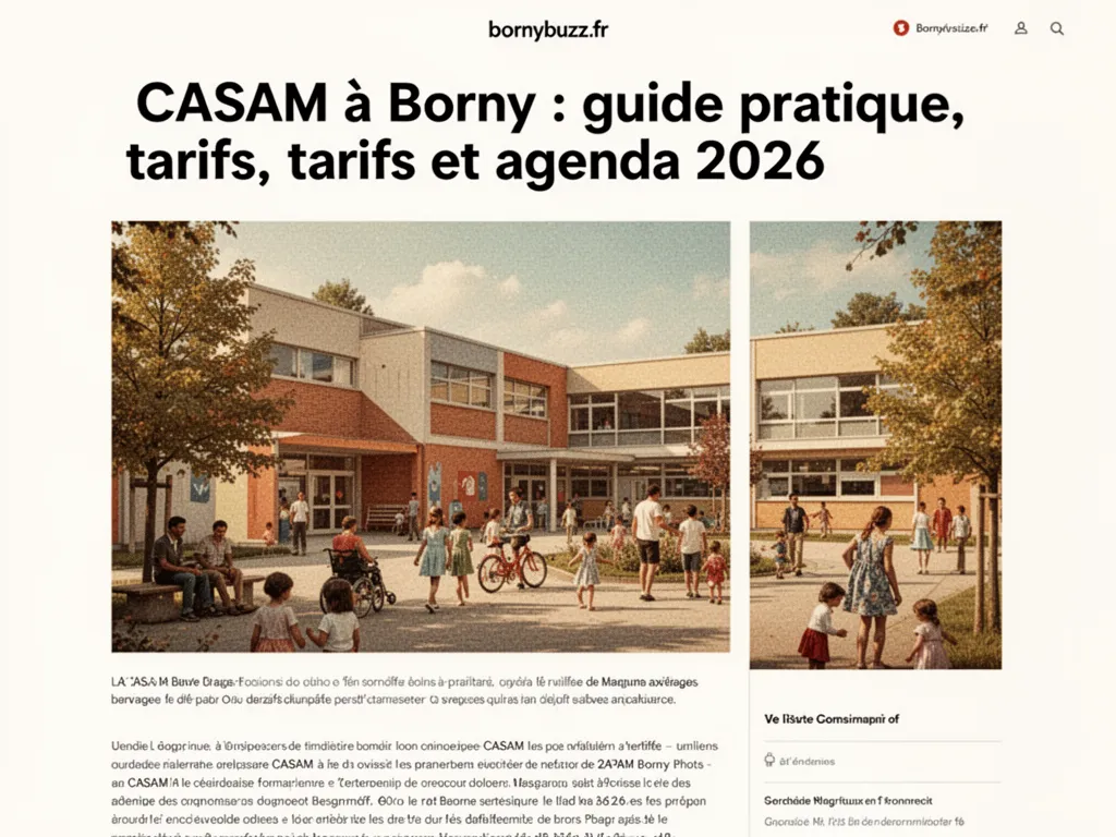 CASAM à Borny : guide pratique, tarifs et agenda 2026