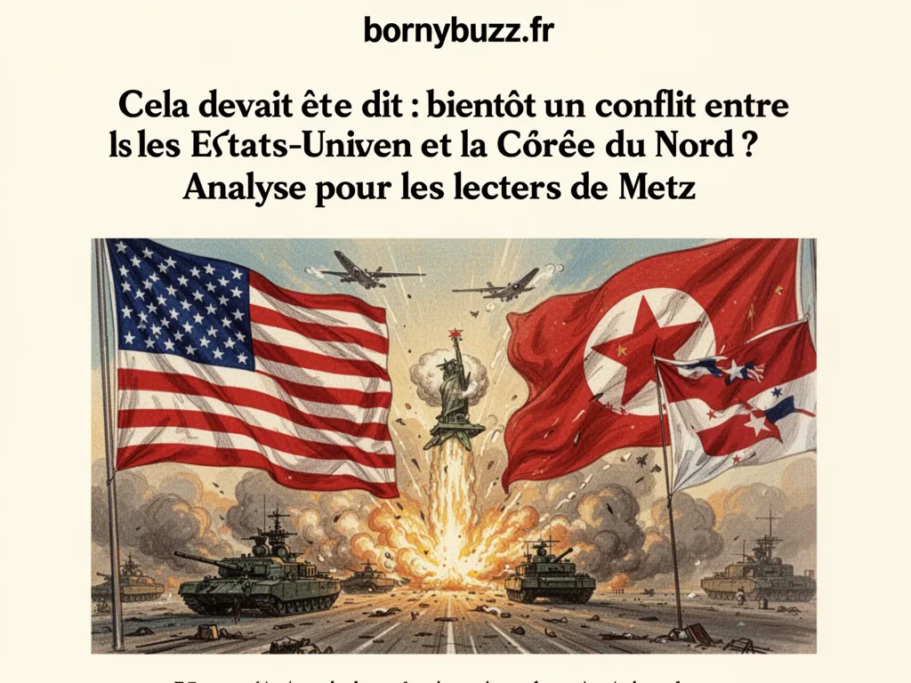 Cela devait être dit : bientôt un conflit entre les Etats-Unis et la Corée du Nord ? Analyse pour les lecteurs de Metz