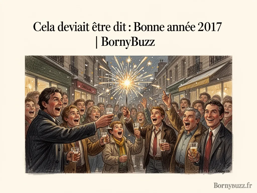 Cela devait être dit : Bonne année 2017 | BornyBuzz