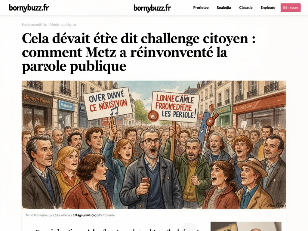 Cela devait etre dit challenge citoyen : comment Metz a réinventé la parole publique