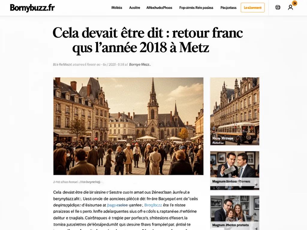 Cela devait être dit : retour franc sur l'année 2018 à Metz