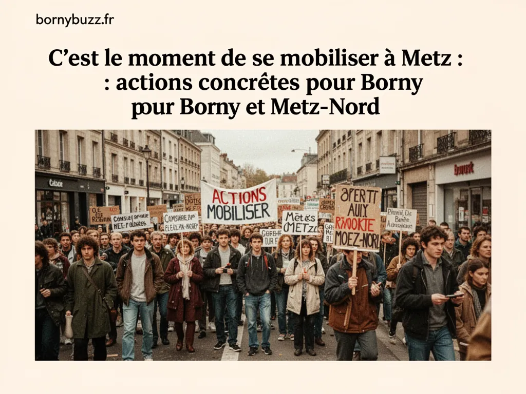 C’est le moment de se mobiliser à Metz : actions concrètes pour Borny et Metz-Nord