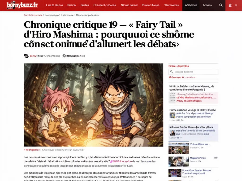Chronique critique 19 : « Fairy Tail » d’Hiro Mashima : pourquoi ce shônen continue d’allumer les débats