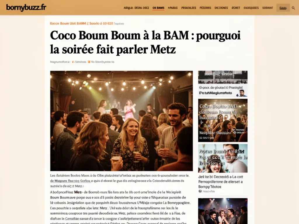 Coco Boum Boum à la BAM : pourquoi la soirée fait parler Metz