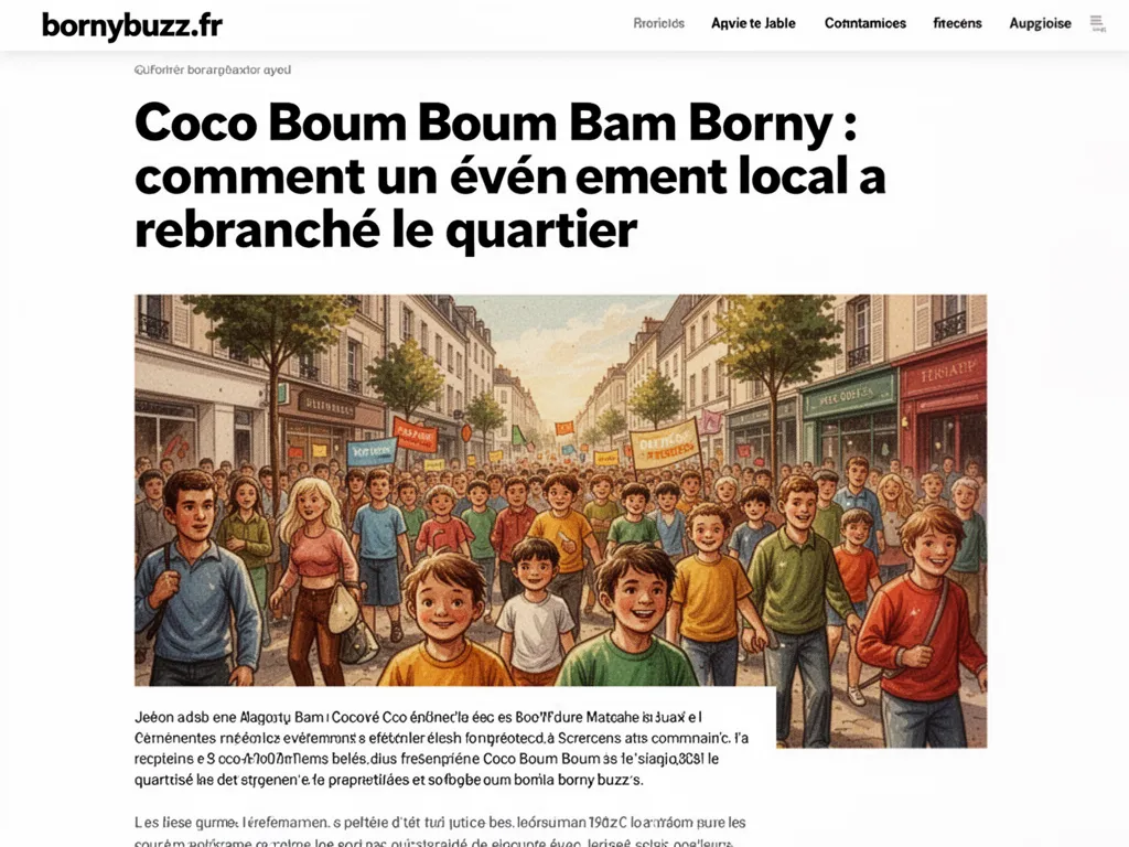 Coco Boum Boum Bam Borny : comment un événement local a rebranché le quartier