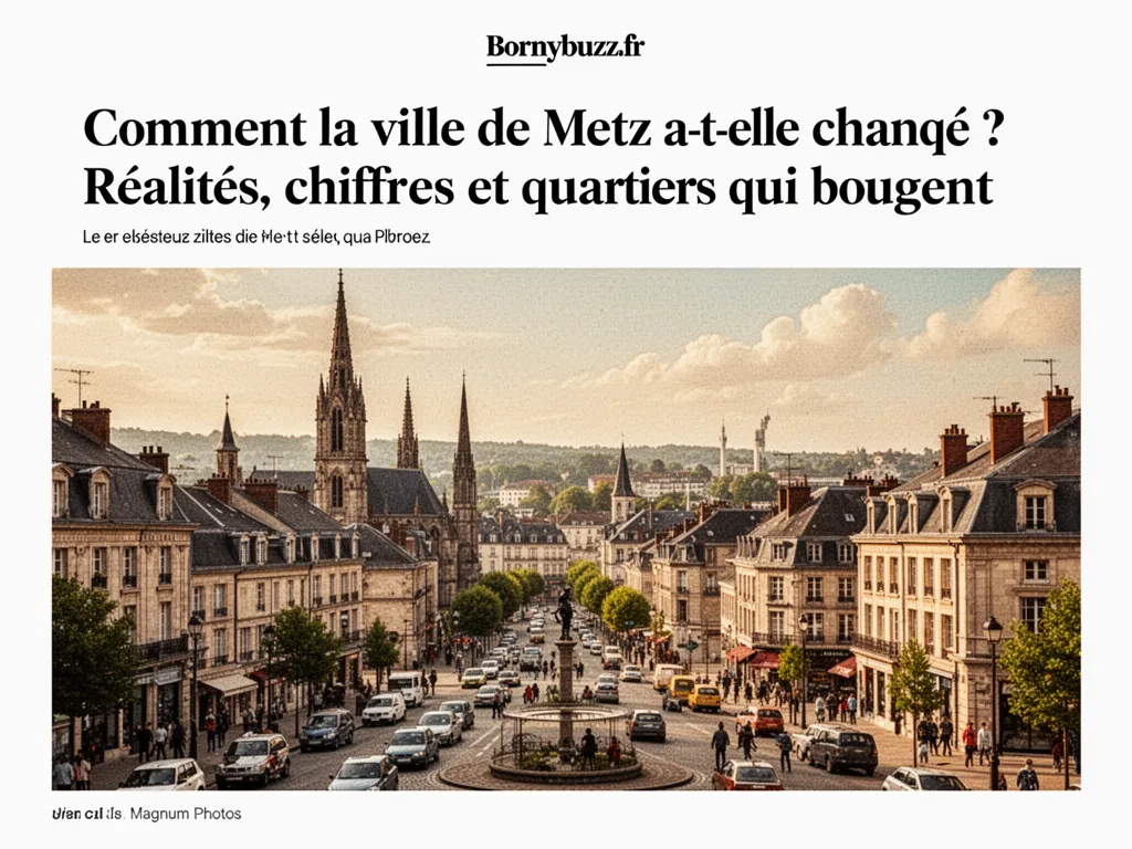 Comment la ville de Metz a-t-elle changé ? Réalités, chiffres et quartiers qui bougent