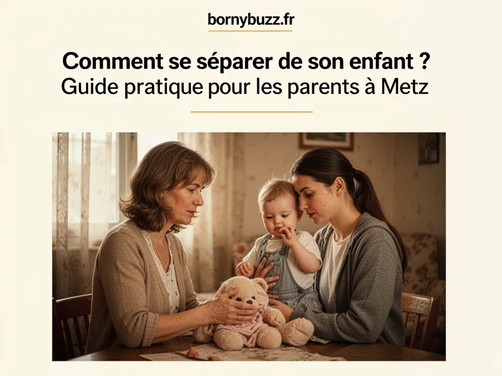 Comment se séparer de son enfant ? Guide pratique pour les parents à Metz