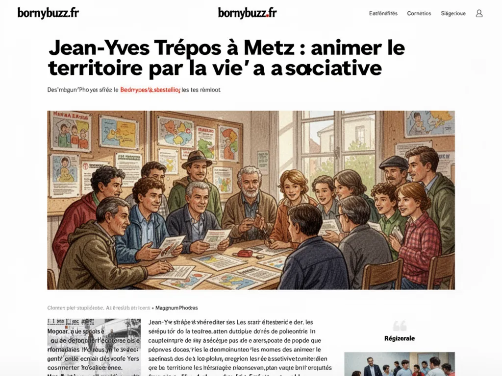 Jean‑Yves Trépos à Metz : animer le territoire par la vie associative