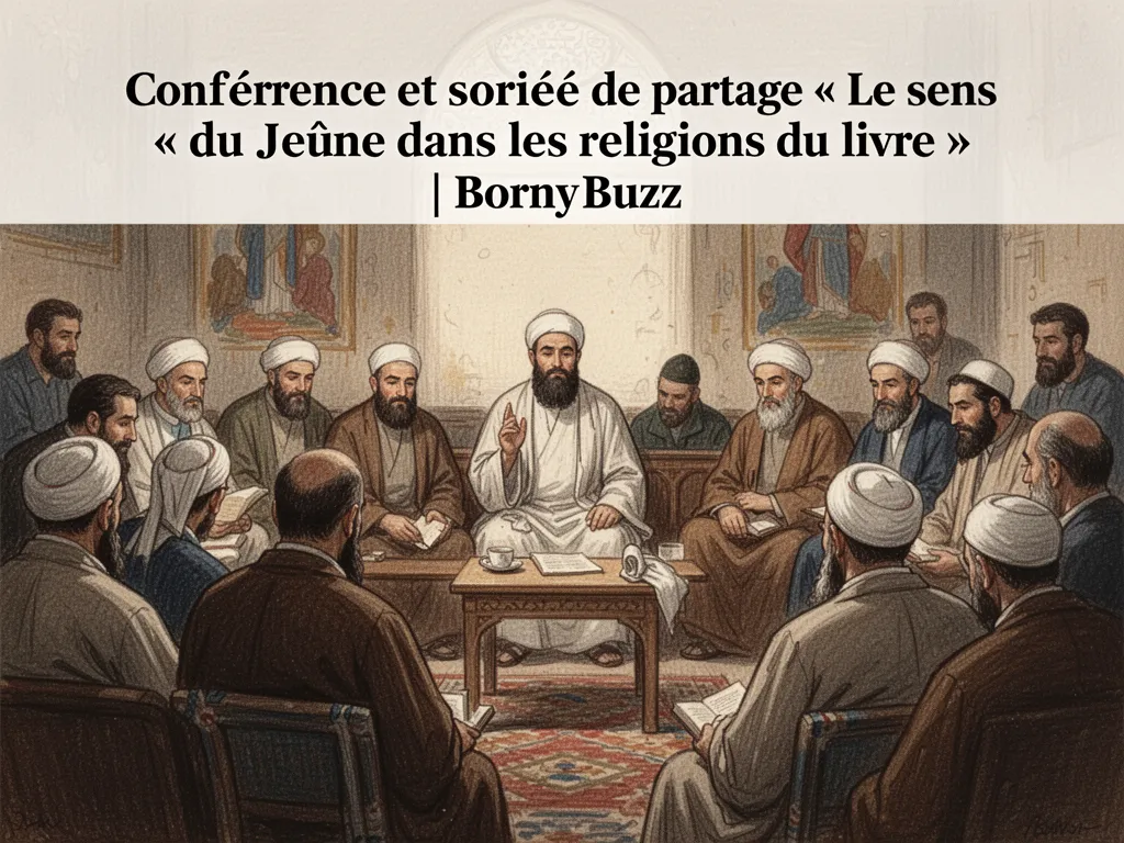 Conférence et soirée de partage « Le sens du Jeûne dans les religions du livre » | BornyBuzz