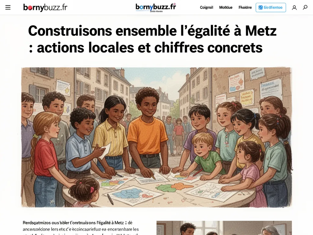 Construisons ensemble l'égalité à Metz : actions locales et chiffres concrets
