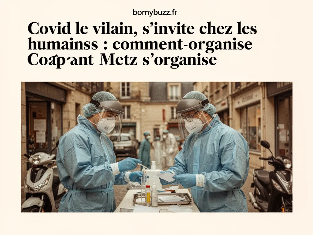 Covid le vilain, s'invite chez les humains : comment Metz s'organise