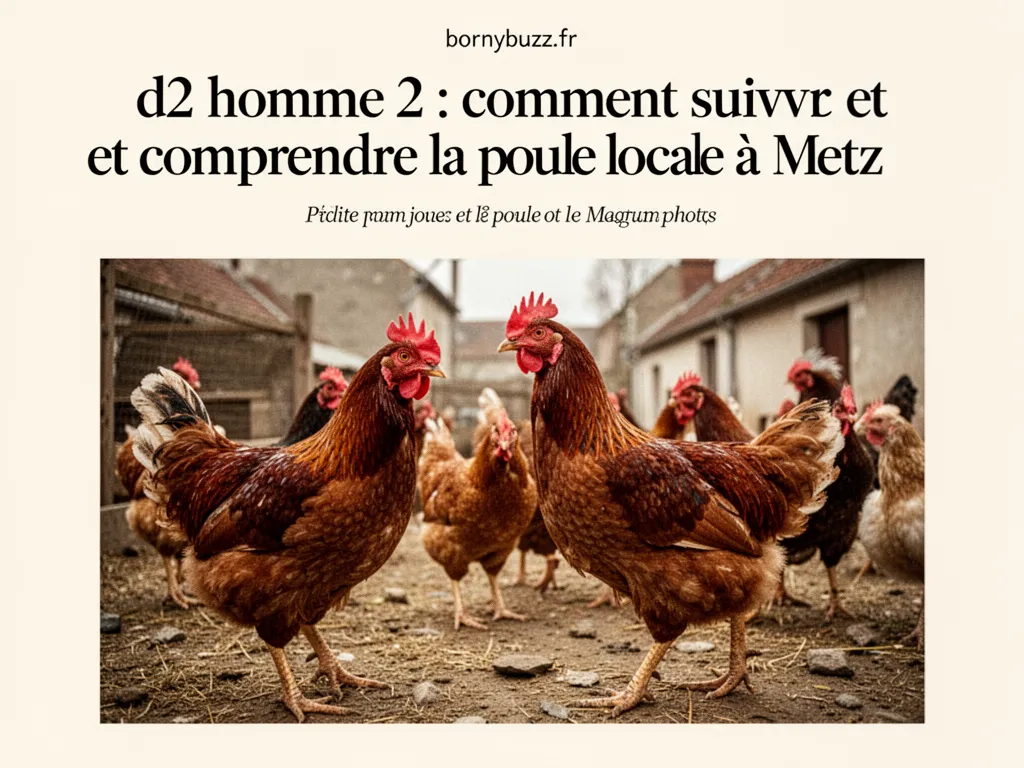 d2 homme 2 : comment suivre et comprendre la poule locale à Metz
