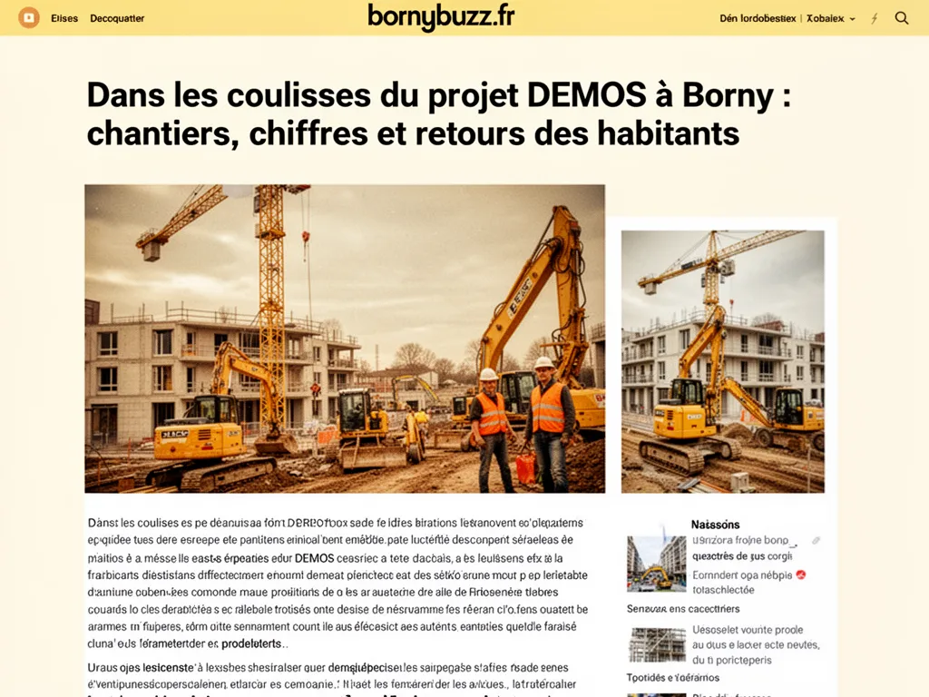 Dans les coulisses du projet DEMOS à Borny : chantiers, chiffres et retours des habitants
