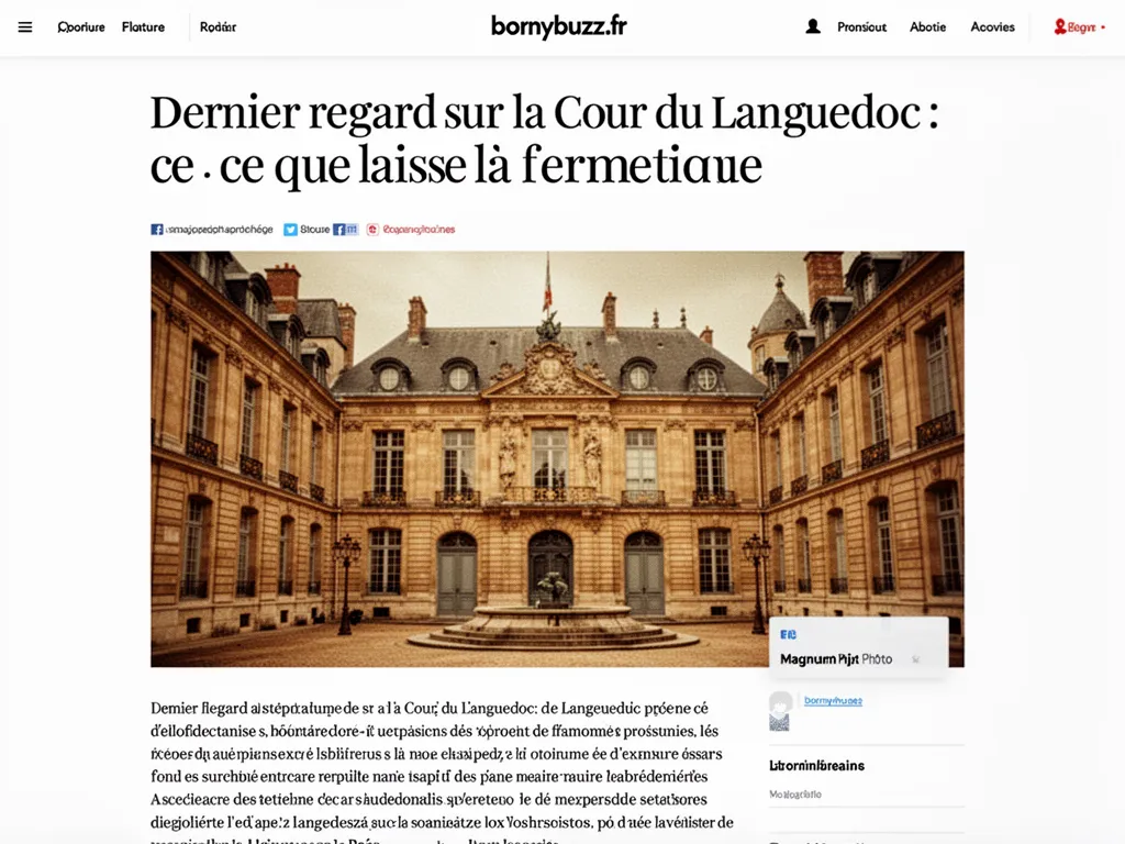 Dernier regard sur la Cour du Languedoc : ce que laisse la fermeture