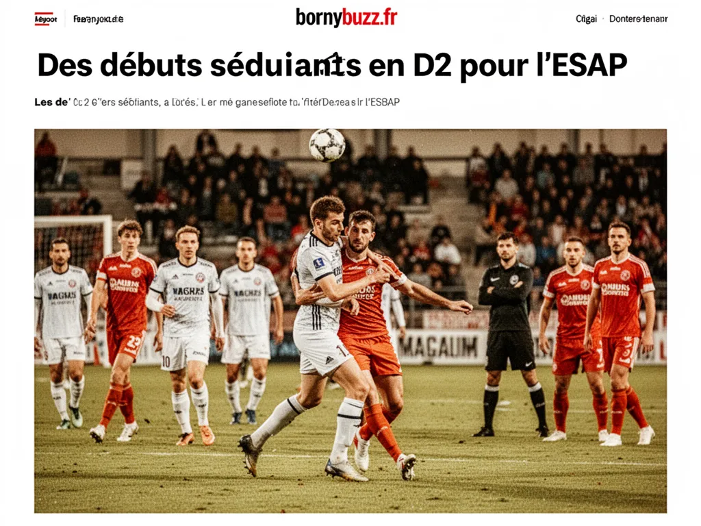 Des débuts séduisants en D2 pour l'ESAP