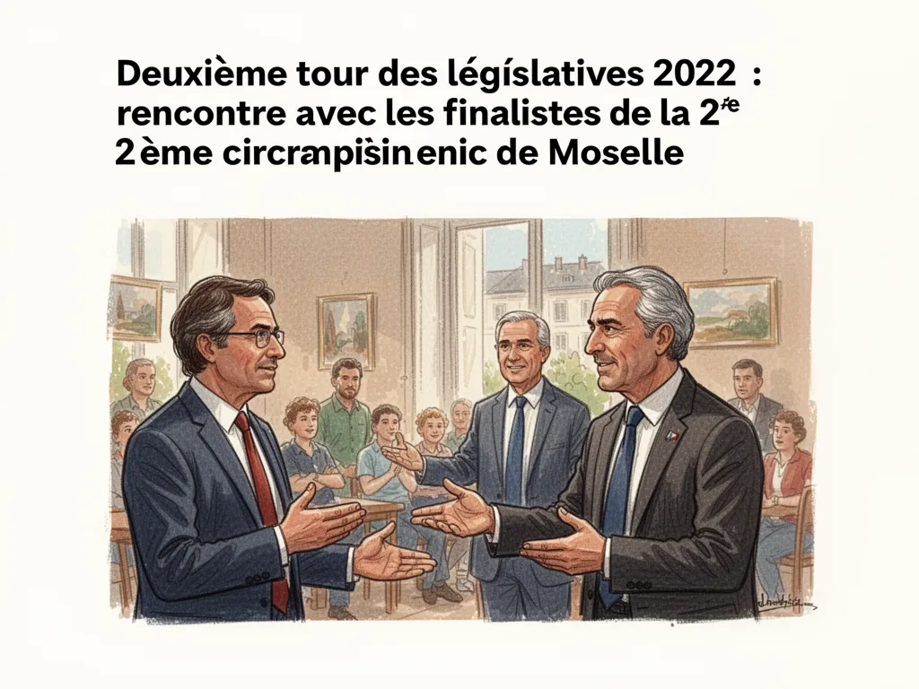 Deuxième tour des législatives 2022 : rencontre avec les finalistes de la 2ème circonscription de Moselle