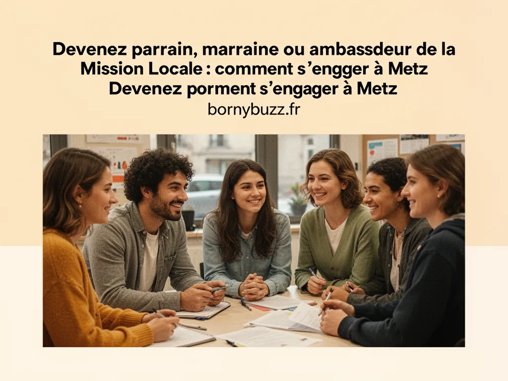 Devenez parrain, marraine ou ambassadeur de la Mission Locale : comment s'engager à Metz