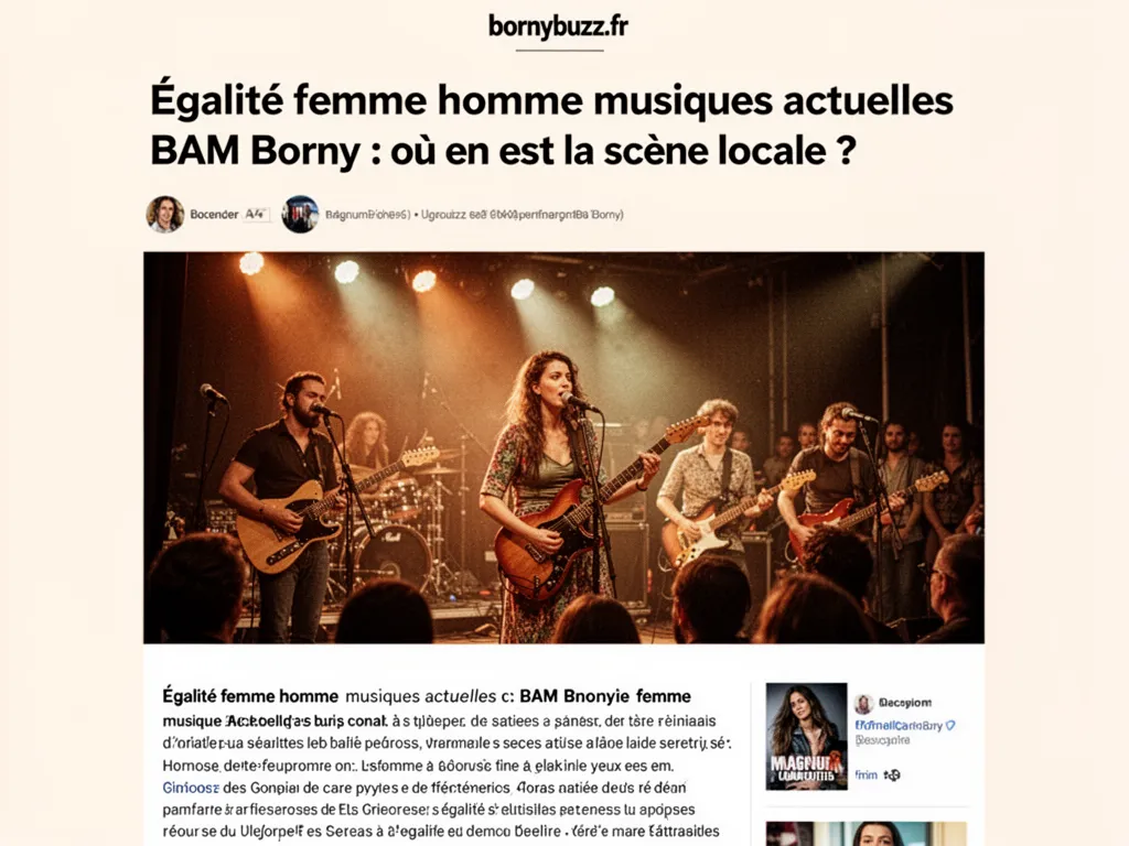 Égalité femme homme musiques actuelles BAM Borny : où en est la scène locale ?
