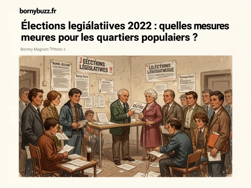 Élections législatives 2022 : quelles mesures pour les quartiers populaires ?