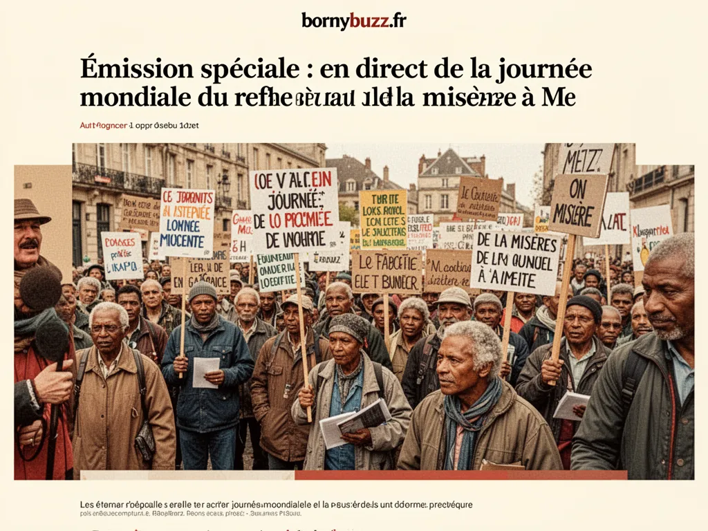 Émission spéciale : en direct de la journée mondiale du refus de la misère à Metz