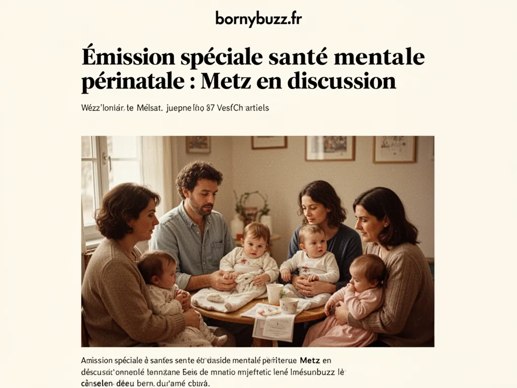 Émission spéciale santé mentale périnatale : Metz en discussion