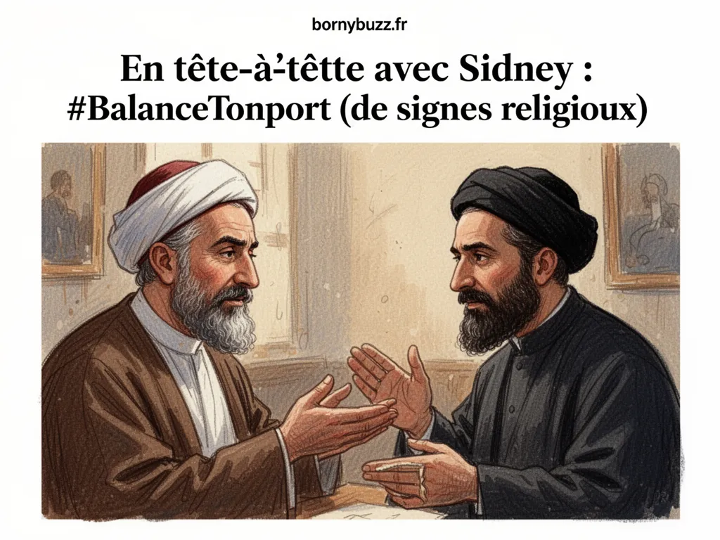 En tête-à-tête avec Sidney : #BalanceTonPort (de signes religieux)