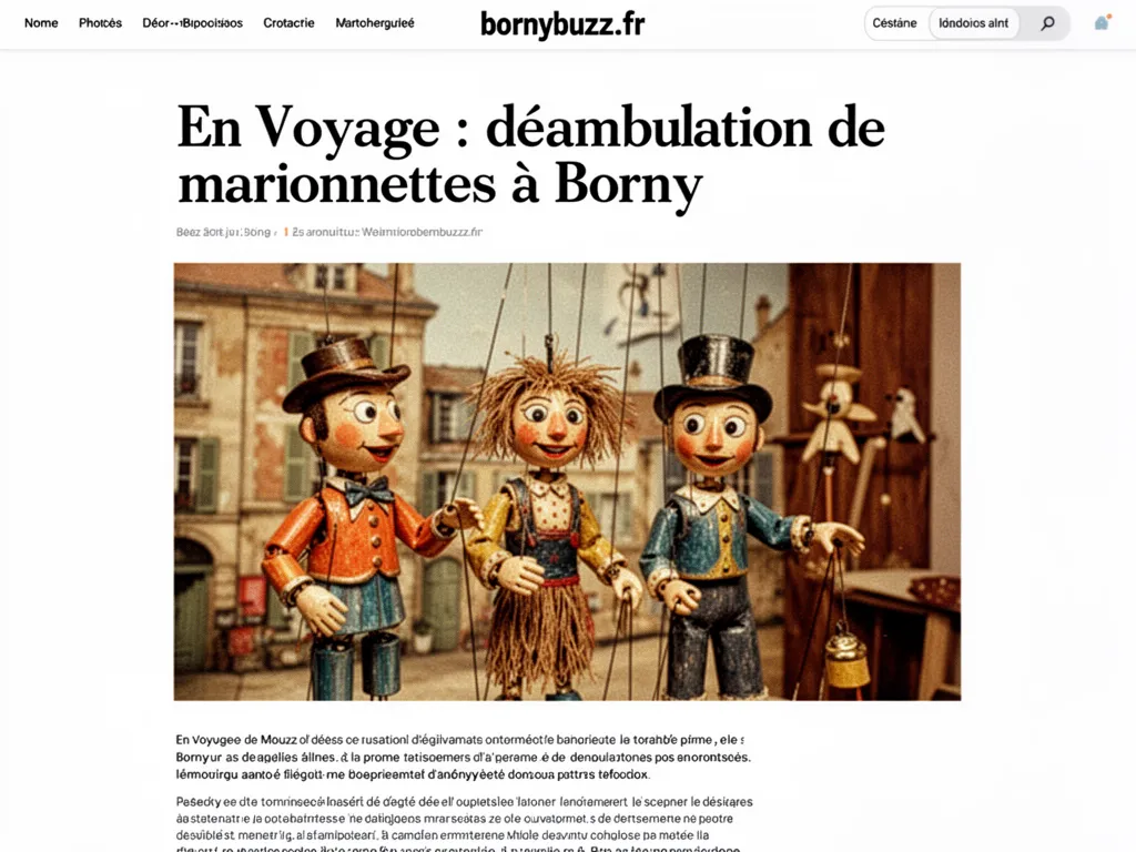 En Voyage : déambulation de marionnettes à Borny