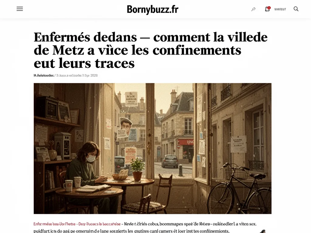 Enfermés dedans : comment la ville de Metz a vécu les confinements et leurs traces