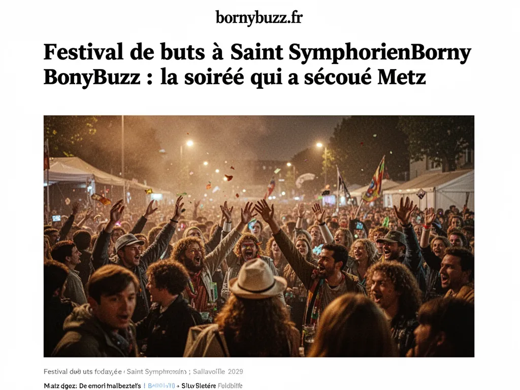 Festival de buts à Saint SymphorienBornyBuzz : la soirée qui a secoué Metz