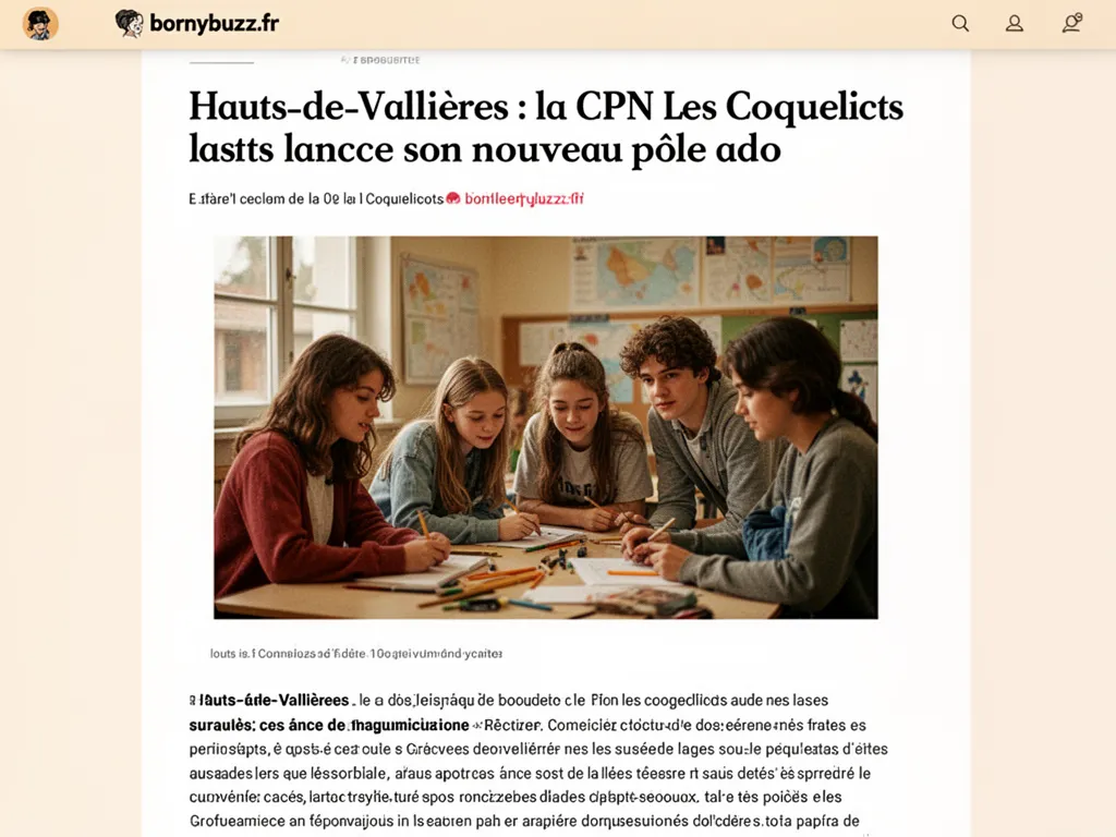 Hauts-de-Vallières : la CPN Les Coquelicots lance son nouveau pôle ado